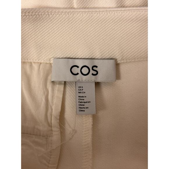 COS Skirt Small Womens Off White Ivory Cargo Back Slit Maxi - Picture 6 of 7
